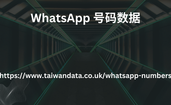 WhatsApp 号码数据