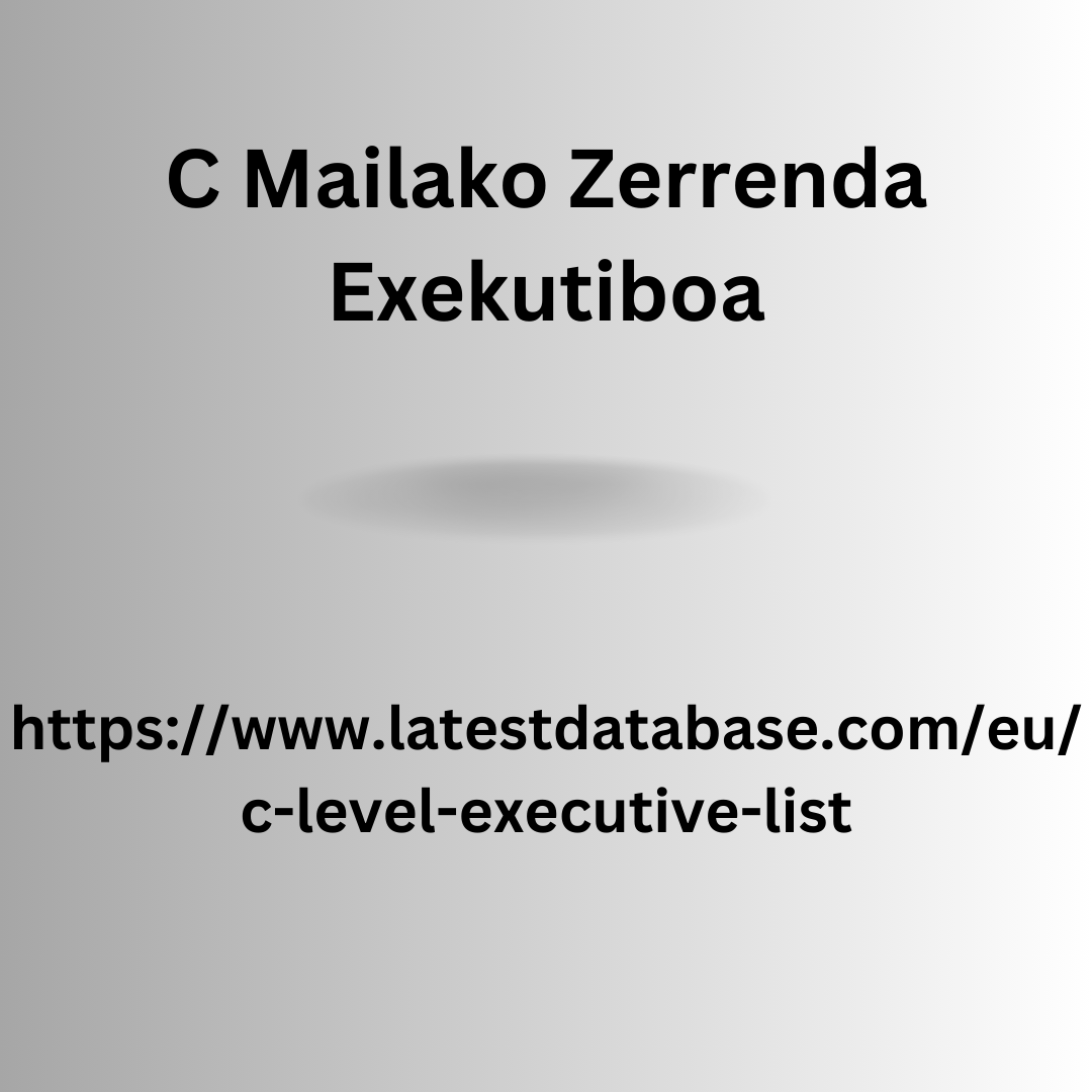 C Mailako Zerrenda Exekutiboa