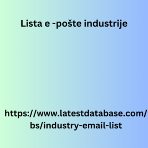 Lista e -pošte industrije