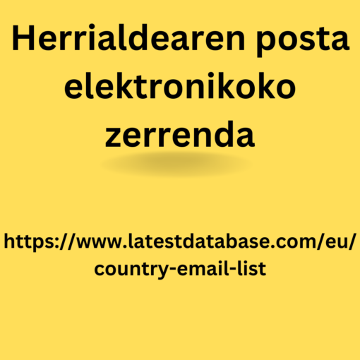 Herrialdearen posta elektronikoko zerrenda