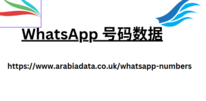 WhatsApp 号码数据