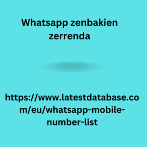 Whatsapp zenbakien zerrenda