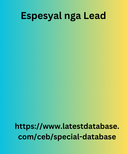 Espesyal nga Lead