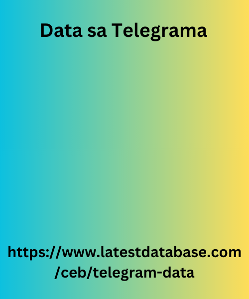 Data sa Telegrama